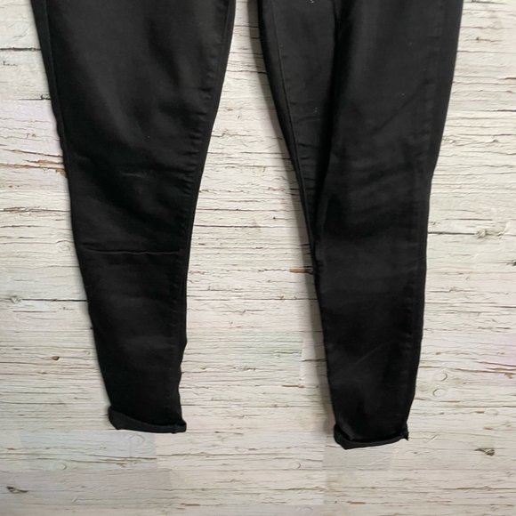 MOTHER The Looker Skinny Denim Jeans A Model Spy Black size 25 - Picture 2 of 9